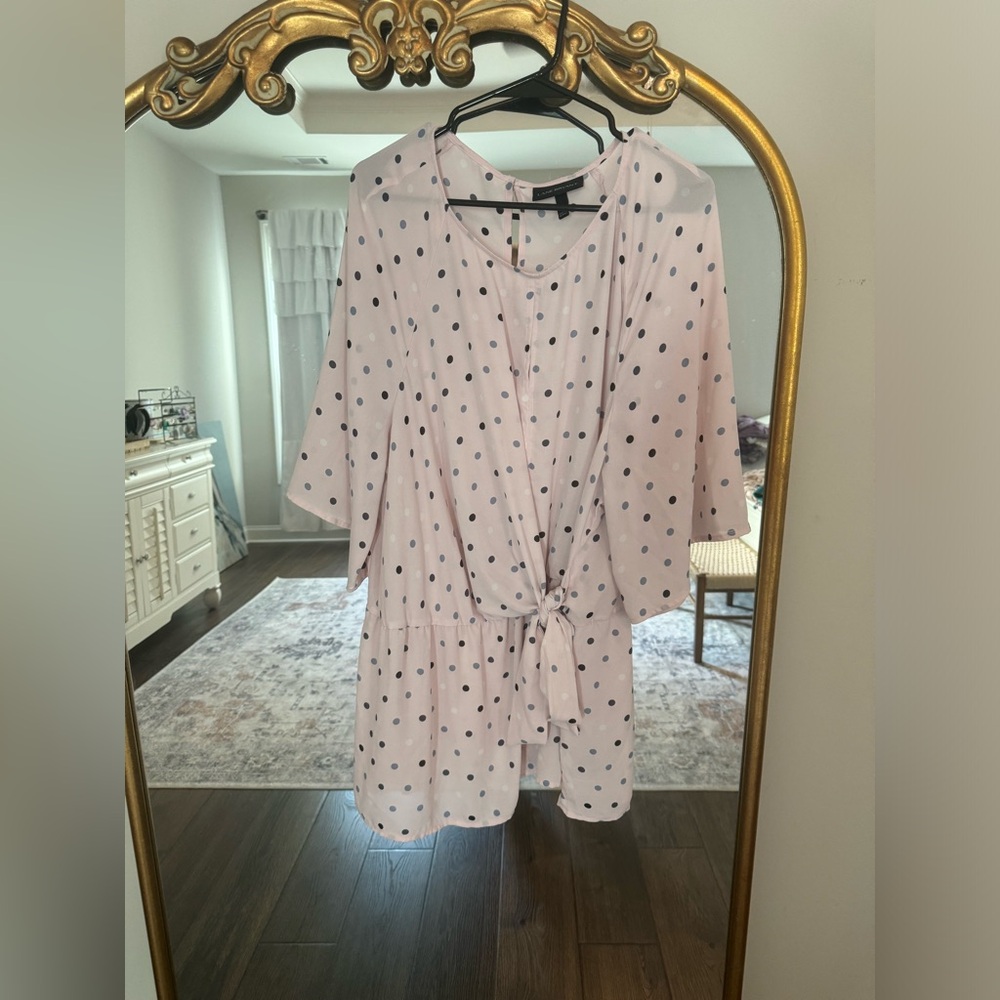 Lane Bryant polka dot blouse- Size 26